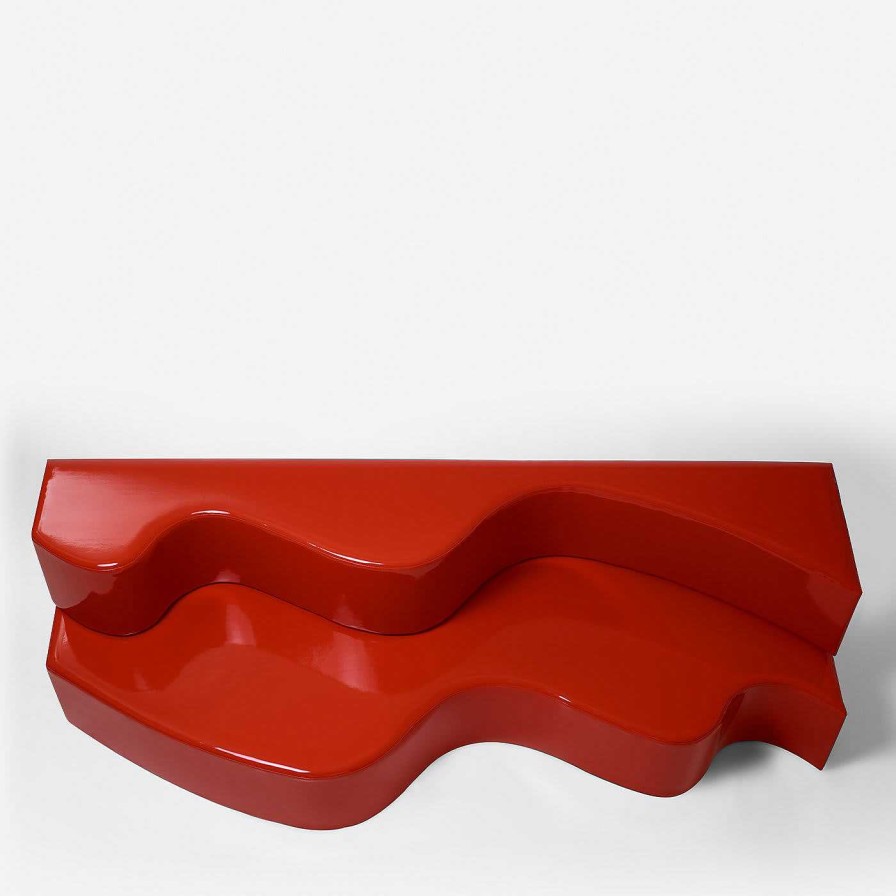 Mobilier Poltronova Canapes | Canape Rouge Superonda Par Archizoom