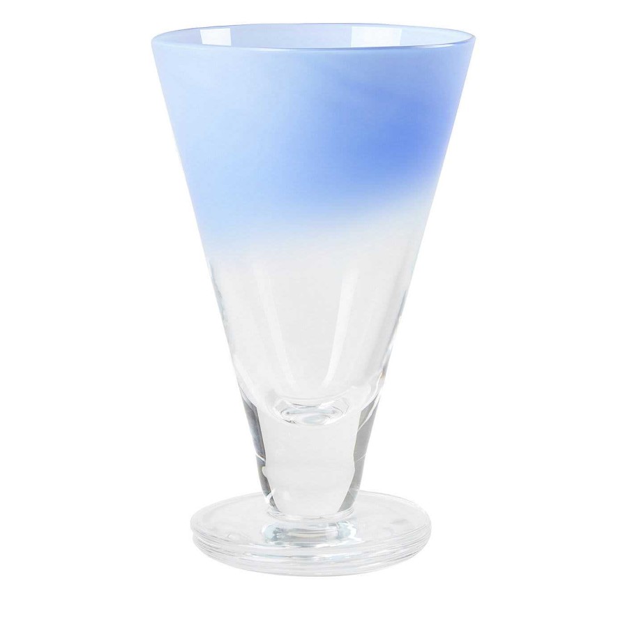 Arts De La Table Emporio Sirenuse Verres A Vin | Aria - Ensemble De 2 Verres A Pied Bleus