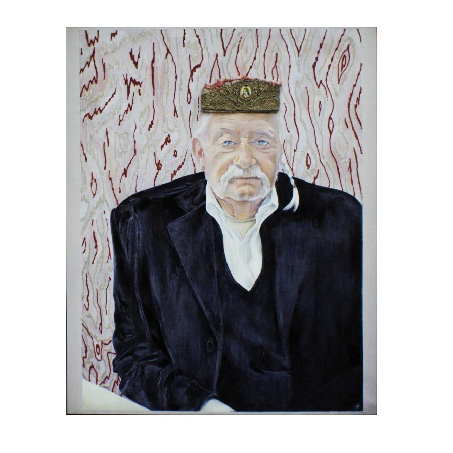 Art Nuala Goodman Portrait | Peinture Enluminee D'Ettore Sottsass