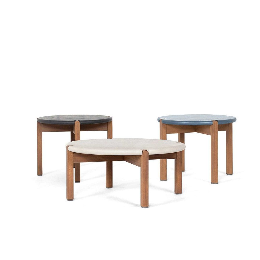 Mobilier Jwana Hamdan Tables A Cafe D'Exterieur | Table Basse D'Exterieur Bleu Clair Amar