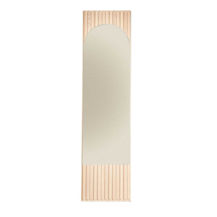 Decoration Dale Italia Miroirs Psyches | Tutto Sesto Miroir Rectangulaire En Frene Naturel