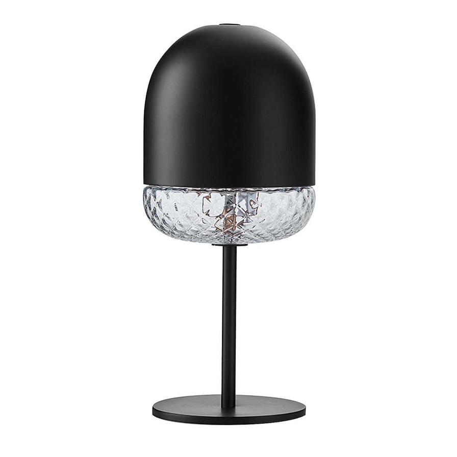 Eclairage MM Lampadari Lampes De Table | Balloton 7213 Lampe De Table Noir Mat Par Matteo Zorzenoni