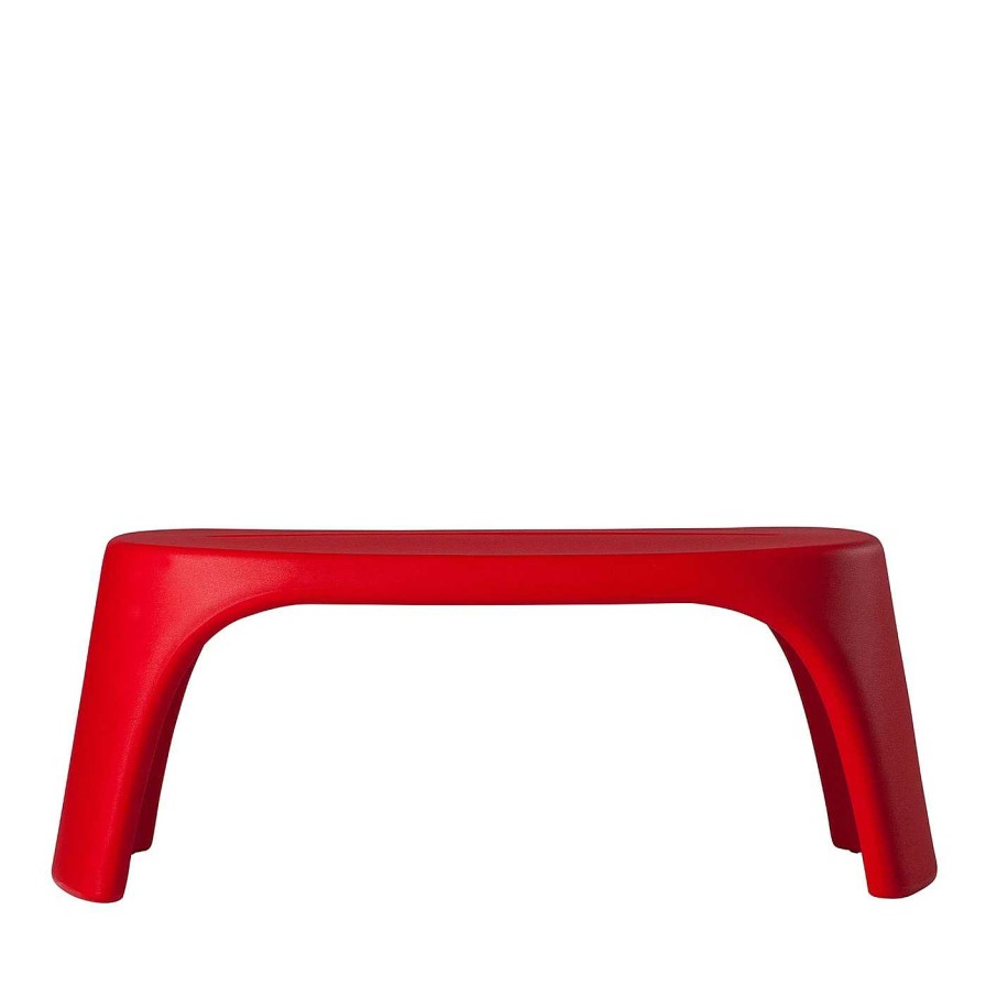 Mobilier Slide Canapes Et Bancs D'Exterieur | Banc Rouge Amelie