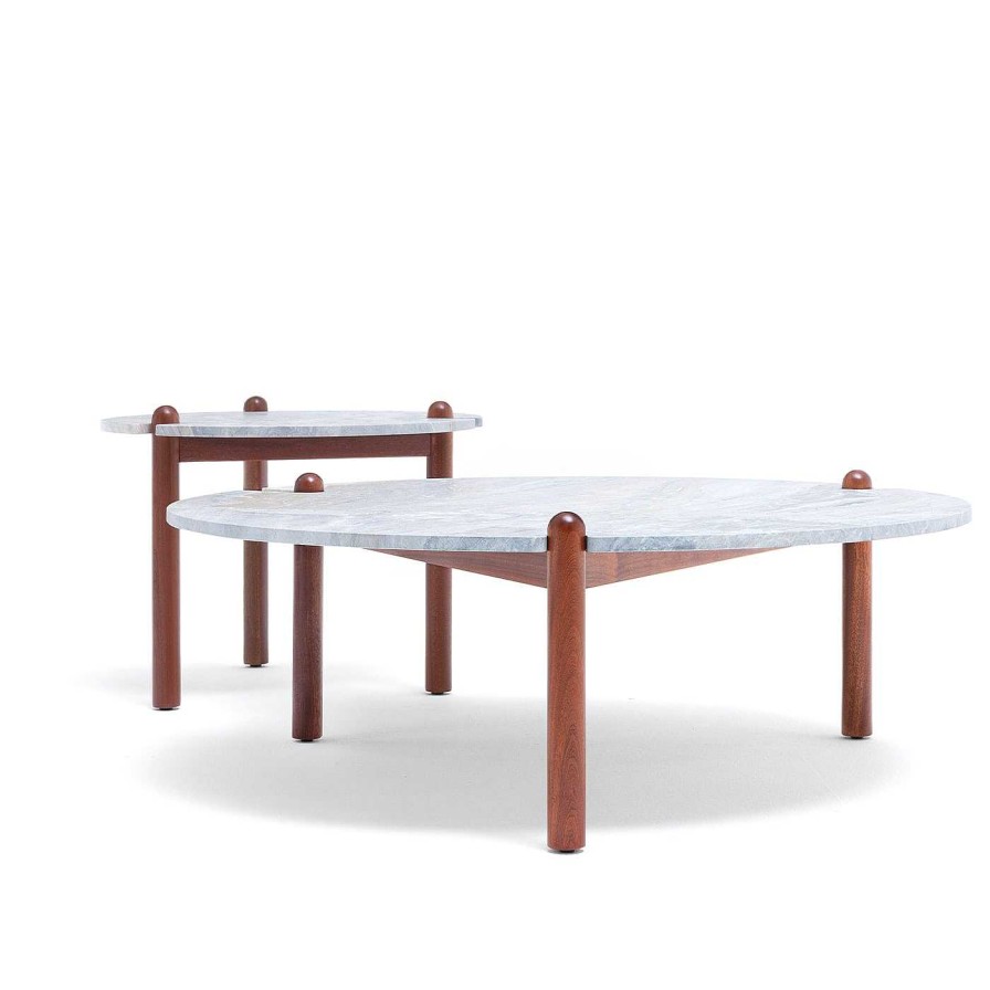 Mobilier Exteta Tables A Cafe D'Exterieur | 10E Table Basse Ronde Caprera 120 De Massimo Castagna