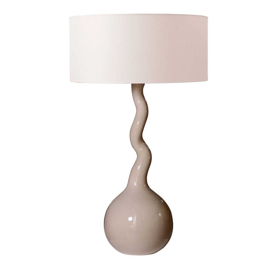 Eclairage Leonardo Alessi Lampes De Table | Lampe A Poser Enea Taupe