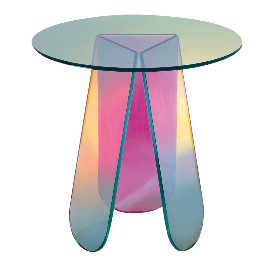 Mobilier Glas Italia Tables D'Appoint | Petite Table Basse Shimmer De Patricia Urquiola