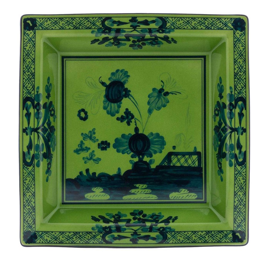 Decoration GINORI 1735 Vide Poches | Oriente Italiano Malachite Large Vide Poche