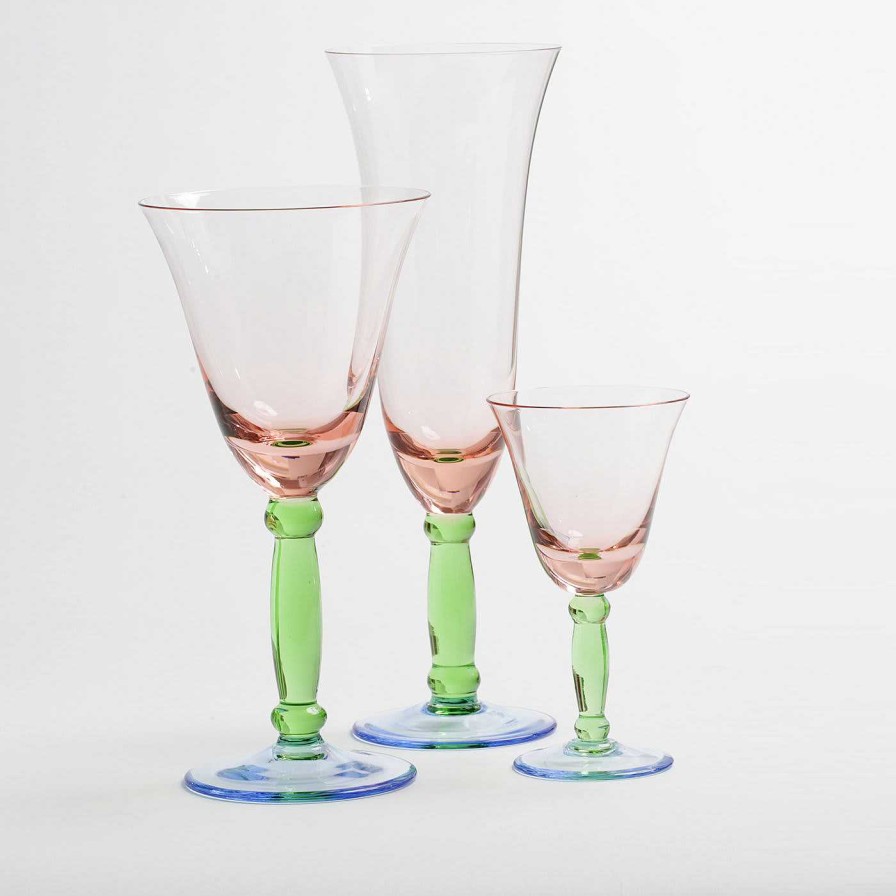 Arts De La Table Fornace Mian Verrerie | Set De Pichet Et 3 Verres Pour Six Personnes De Burano