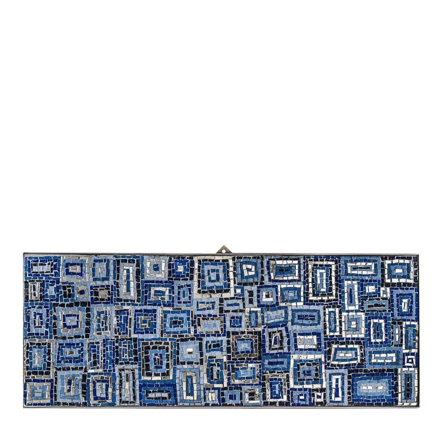 Decoration Mosaici Ursula Corsi Panneaux Decoratifs | Panneau Decoratif A Cadre Bleu