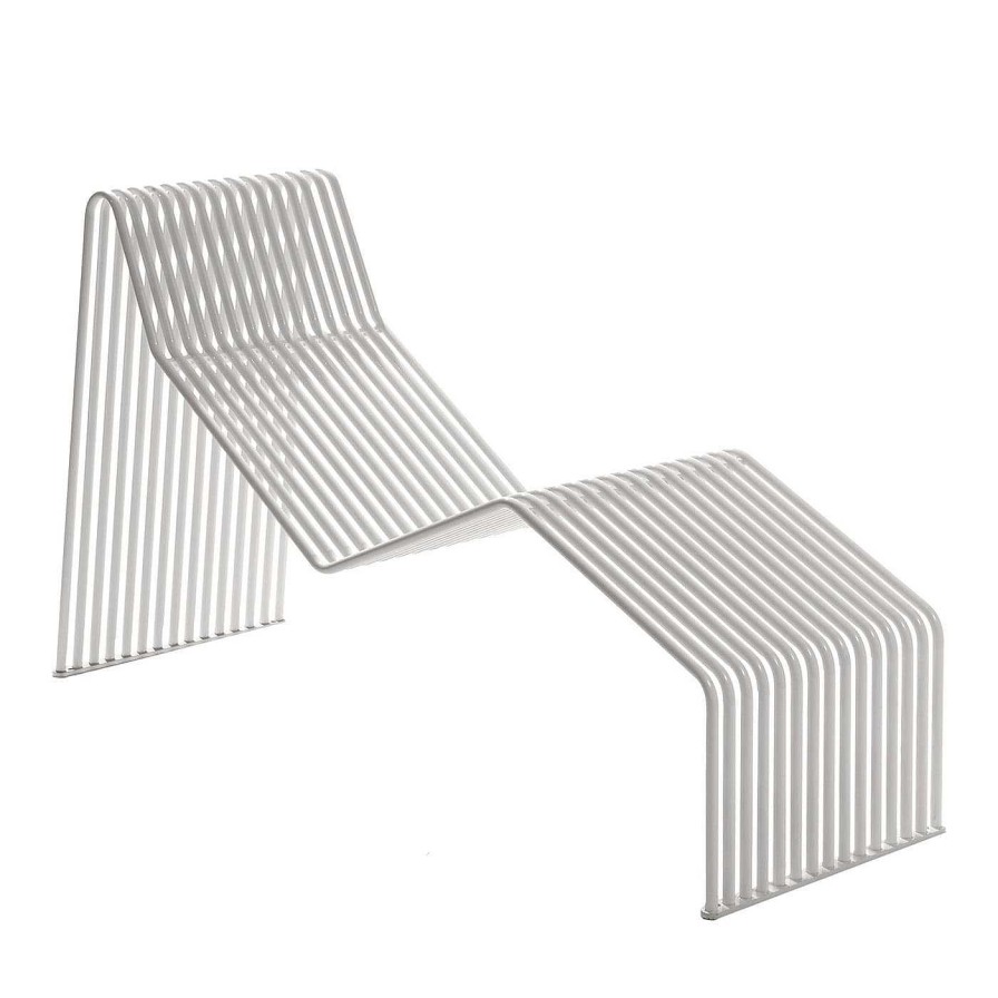 Mobilier Urbantime Chaises Longues Et Transats D'Exterieur | Zeroquindici.015 Chaise Longue Blanche Par Basaglia + Rota Nodari