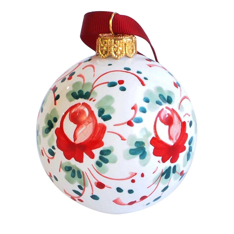 Decoration Ceramiche Santalucia Decorations De Vacances | Decoration Florale Multicolore Pour Noel #2