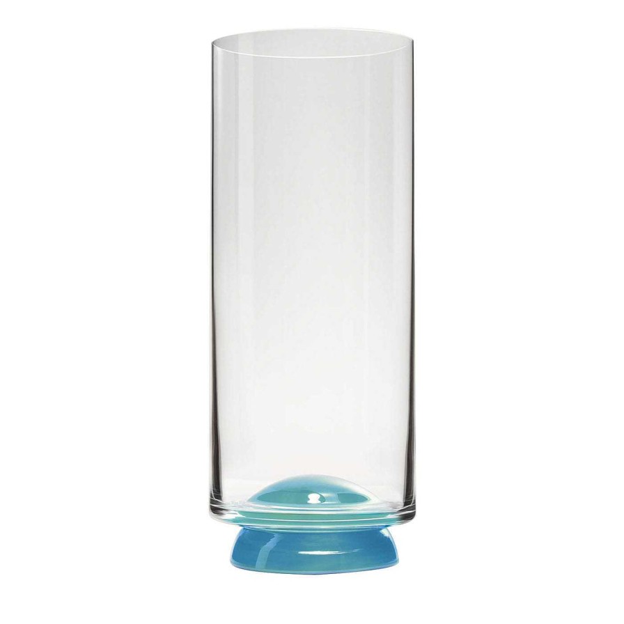 Arts De La Table NasonMoretti Flutes | Flute Dot Light-Blue & Transparent De Giovanni Patalano