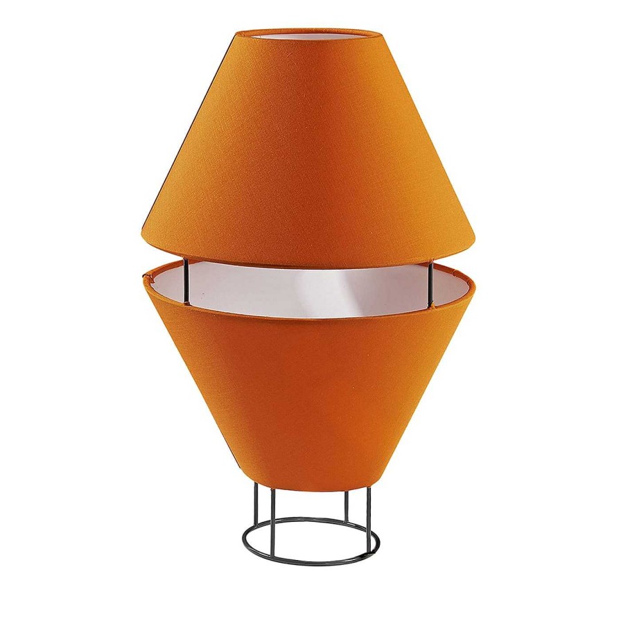 Eclairage Atipico Lampes De Table | Lampe De Table Balloon Rust-Orange & Gray Par Giorgia Zanellato