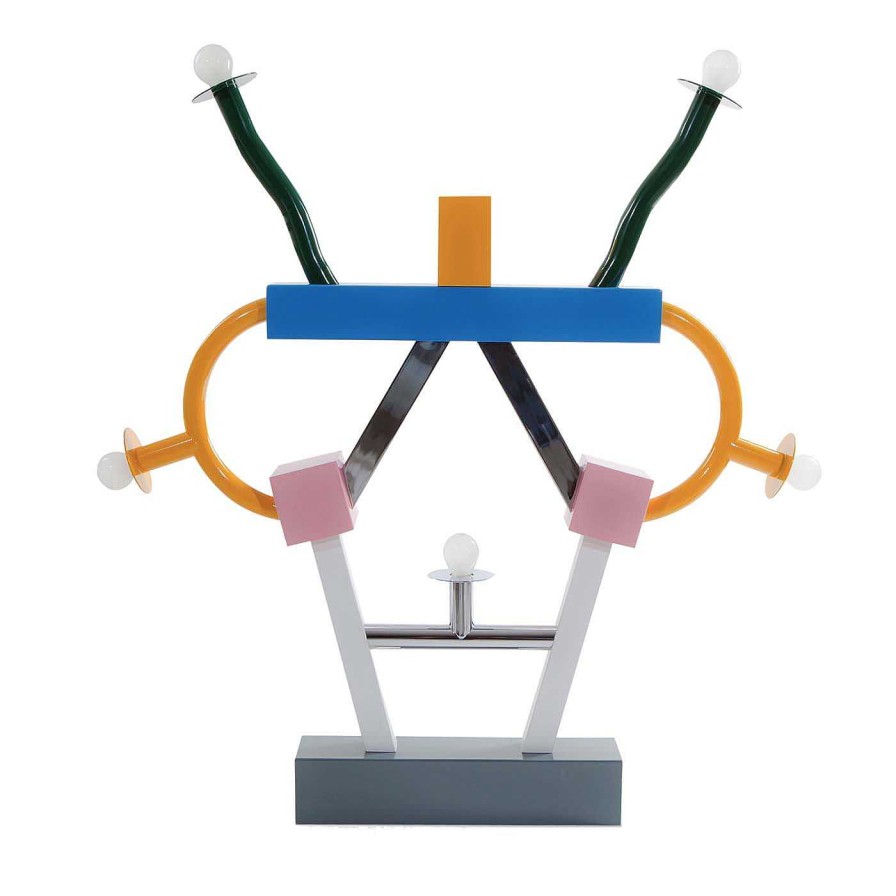 Eclairage Memphis Lampadaires | Lampadaire Ashoka Par Ettore Sottsass - Memphis Milano