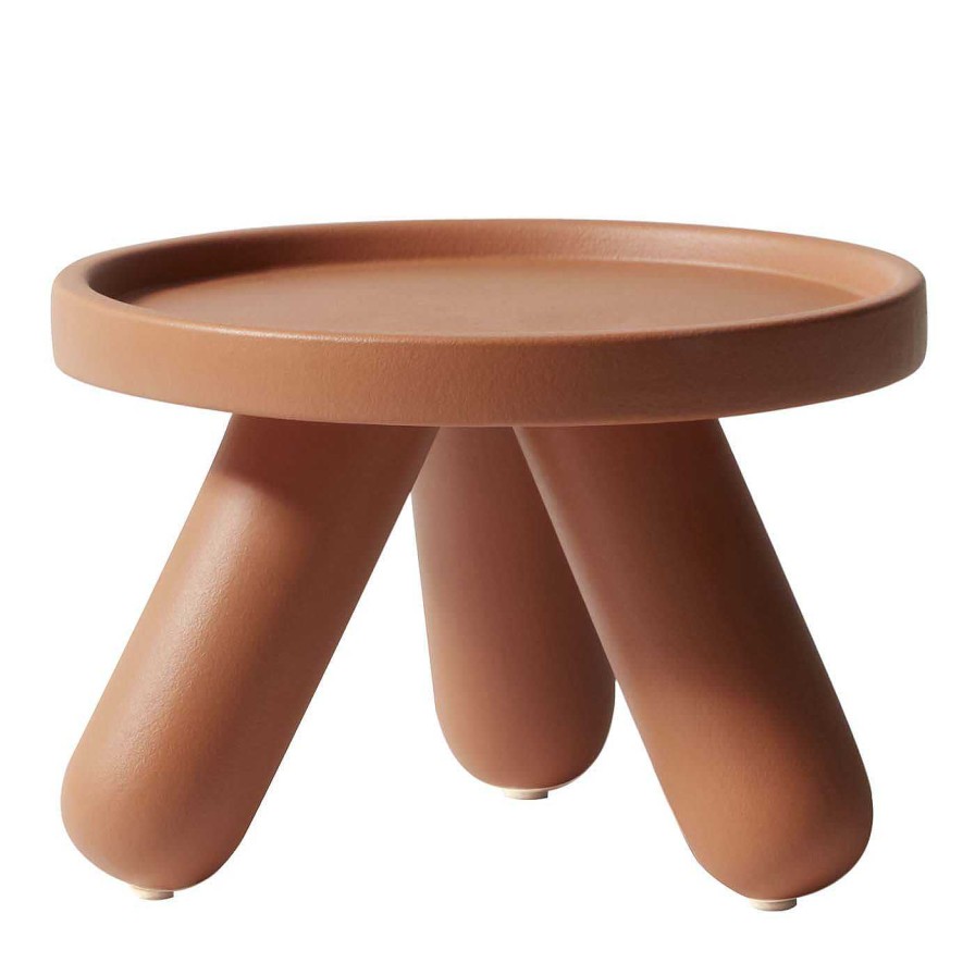 Arts De La Table Paola C Assiettes A Gateaux Sur Pied | Gambino Petit Support En Ceramique De Terre Cuite Par Aldo Cibic