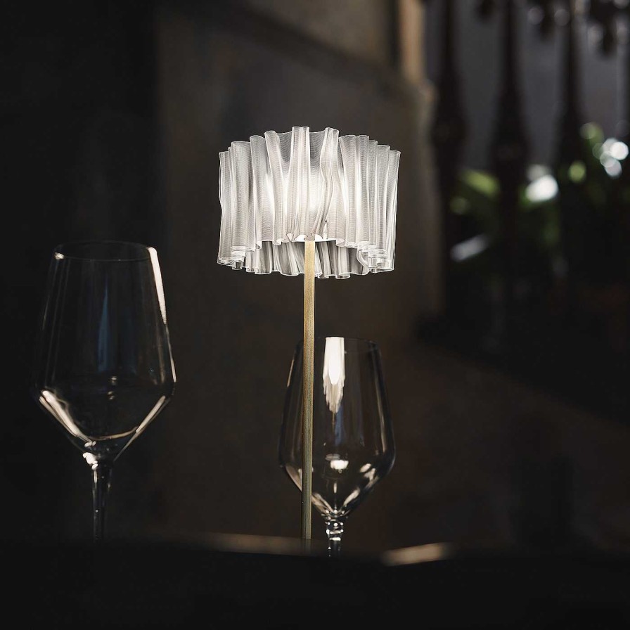 Eclairage Slamp Lampes Portables | Accordeon Battery Black Prisma Table Lamp By Marc Sadler