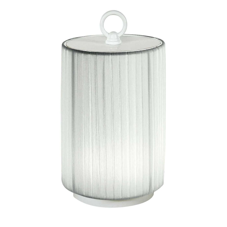 Eclairage Estro Lampes Portables | Lampe A Poser Starlet T Creponne Blanche De Stefano Tabarin