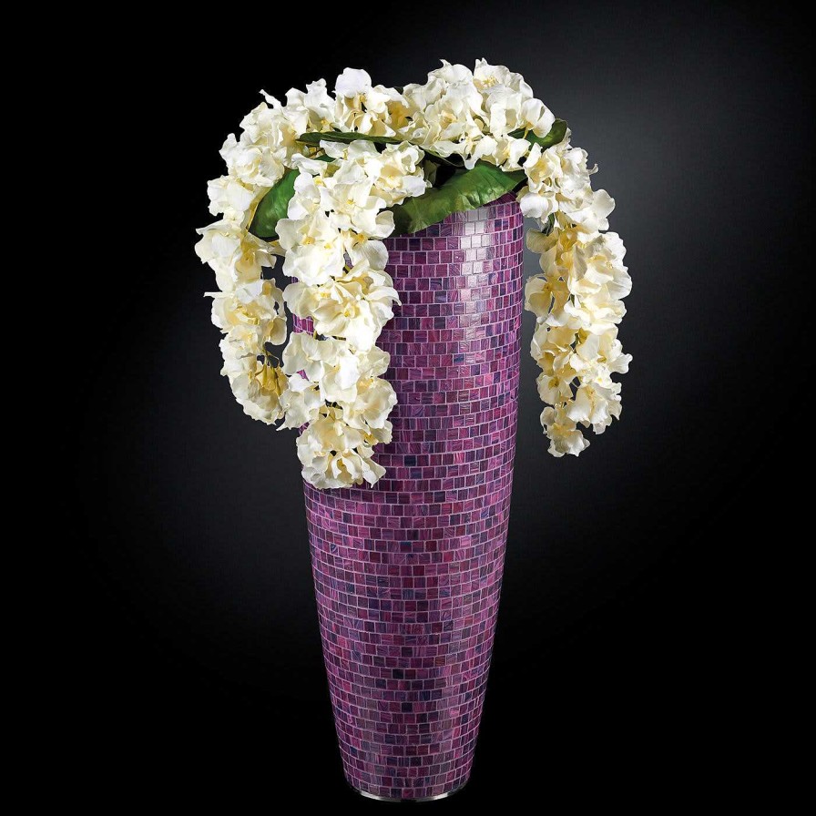 Mobilier VGnewtrend Autre Mobilier D'Exterieur | Arrangement Floral Oslo Purple Mosaic