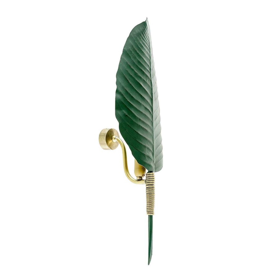 Eclairage Bronzetto Appliques Et Lampes Murales | Applique Hortus Heliconia Leaf