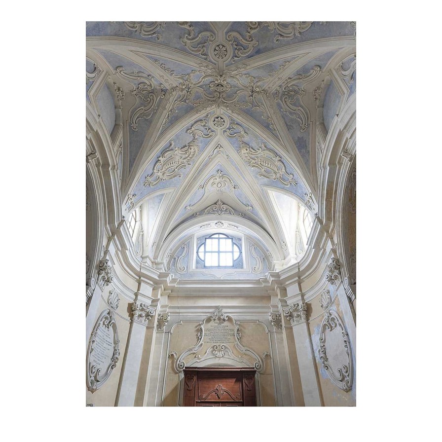 Art Valentina Sommariva Architectural Photography | Plafond Voute De L'Eglise Sainte-Therese Photographic Print