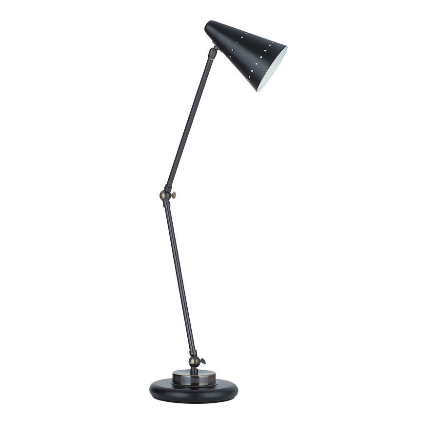 Eclairage Estro Lampes De Bureau | Lampe A Poser Nancy Noire De Michele Bonan