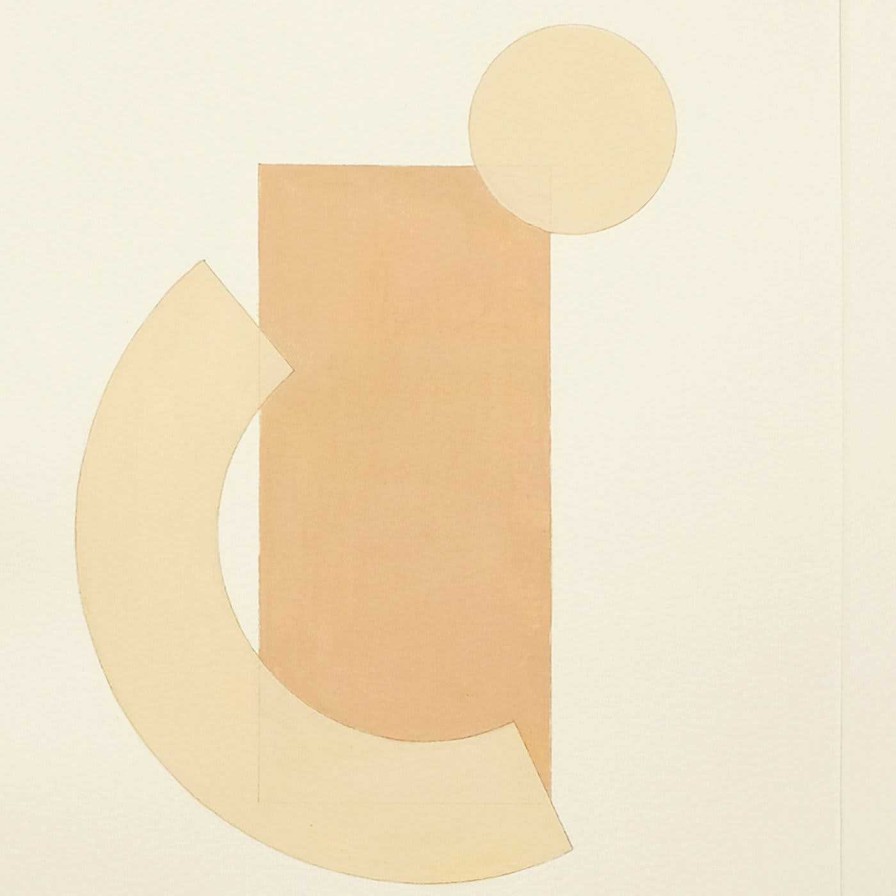 Art Marta Benet | Composition Geometrique Gouache Et Graphite Sur Papier #4