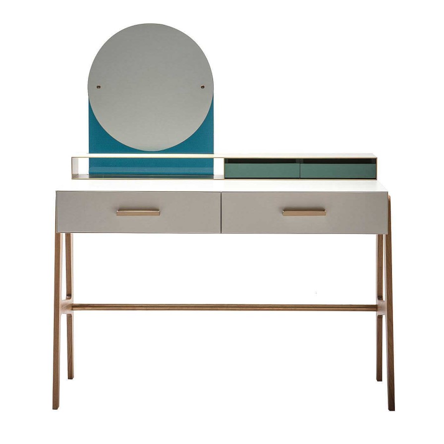 Mobilier Medulum Coiffeuses | Vivian Bureau De Toilette Avec Miroir