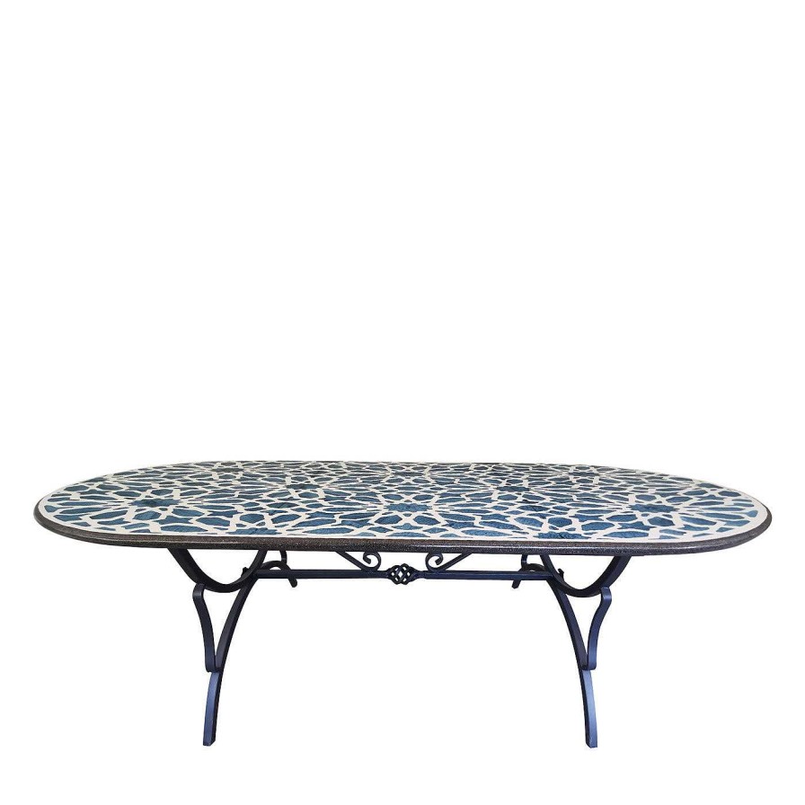 Mobilier Arcea Handmade Design Tables D'Exterieur | Table Ovale Grinda