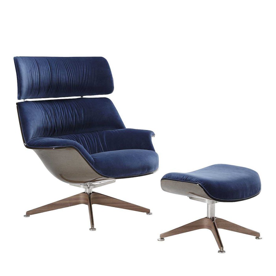 Mobilier Amura Meridienne | Chaise Longue Et Repose-Pieds Coach Par Jean Marie Massaud