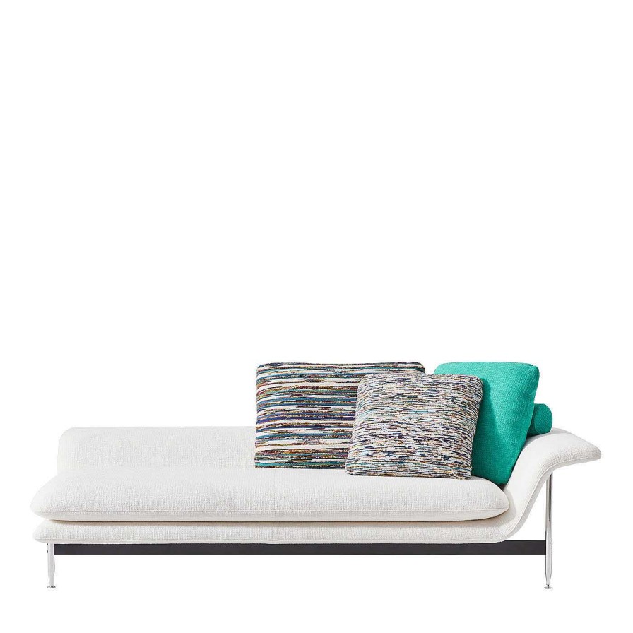 Mobilier Cassina Meridienne | Esosoft White Chaise Longue By Antonio Citterio