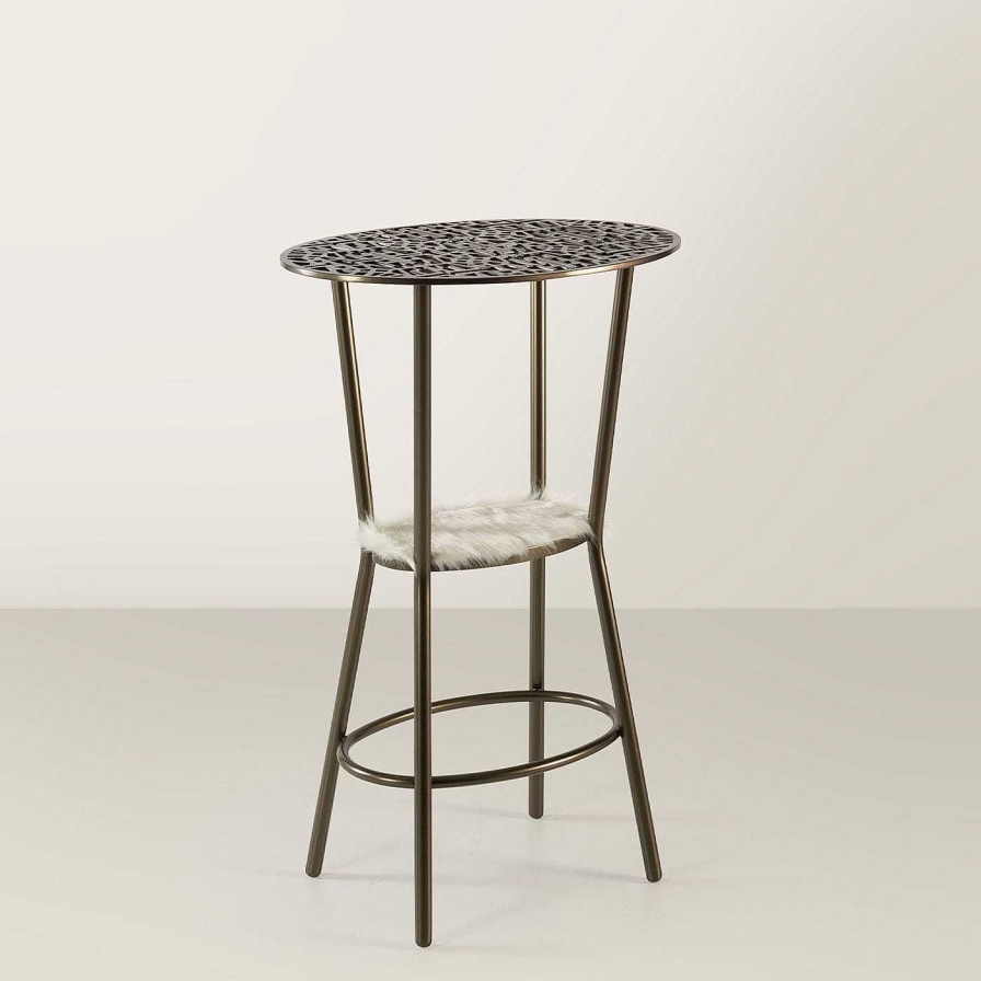 Mobilier Galbiati Fratelli Tables De Bistrot | Table De Bistrot Haute Des Annees 70