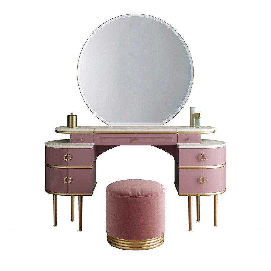 Mobilier Devon&Devon Coiffeuses | Zelda Intense Pink Vanity