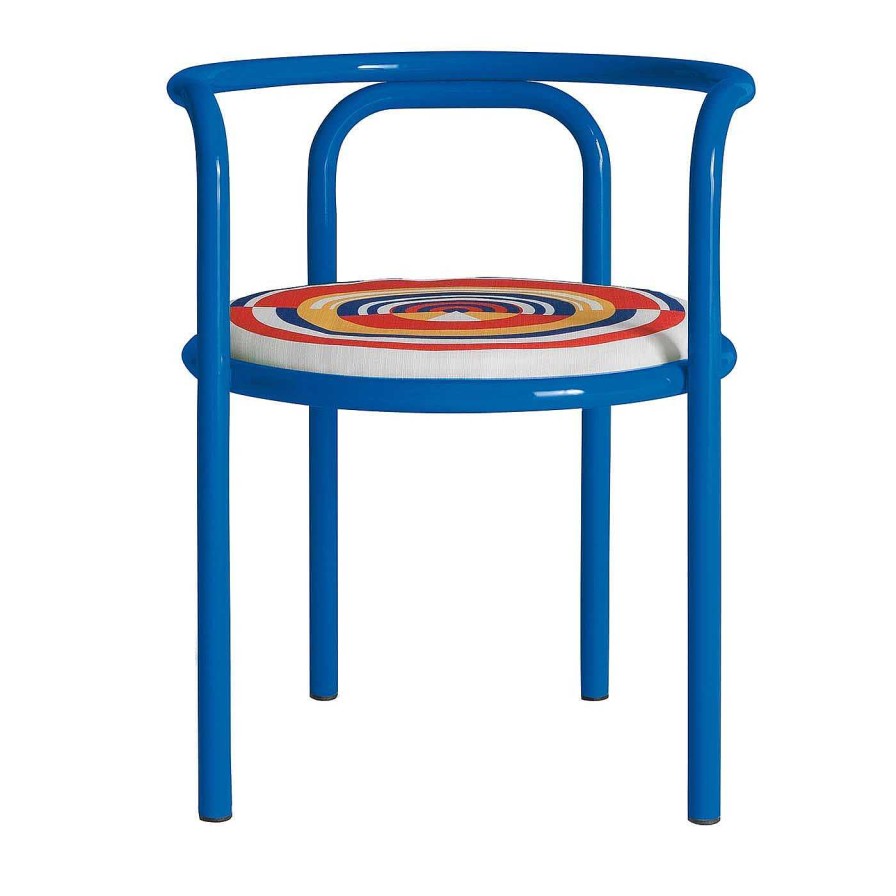 Mobilier Exteta Chaises Et Tabourets D'Exterieur | Locus Solus Blue Chair By Gae Aulenti