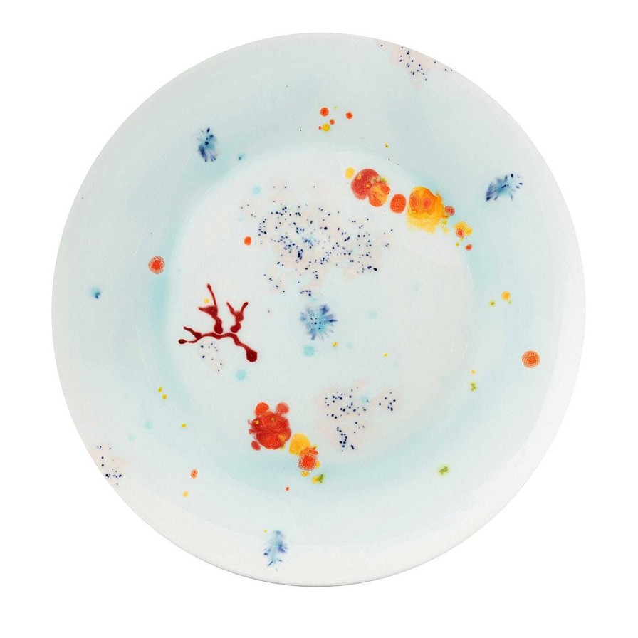 Arts De La Table Coralla Maiuri Assiettes Plates | Assiette Plate Blue Seabed