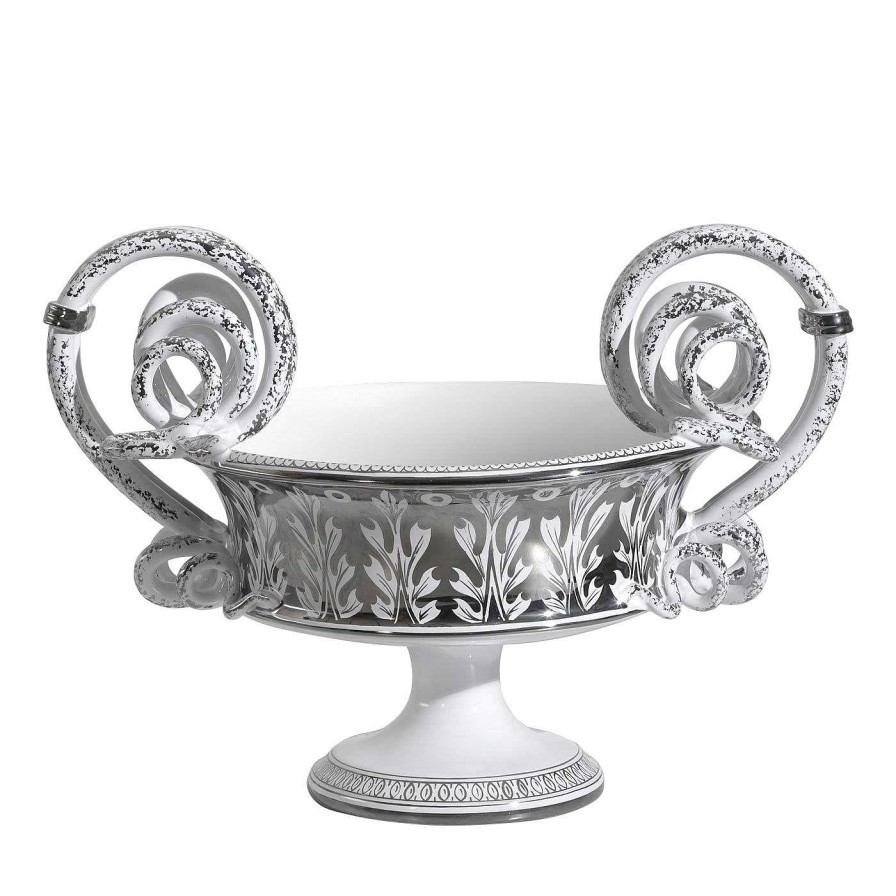 Decoration Ceramica Gatti 1928 Centre De Table | 800 Grande Tasse Avec Platine