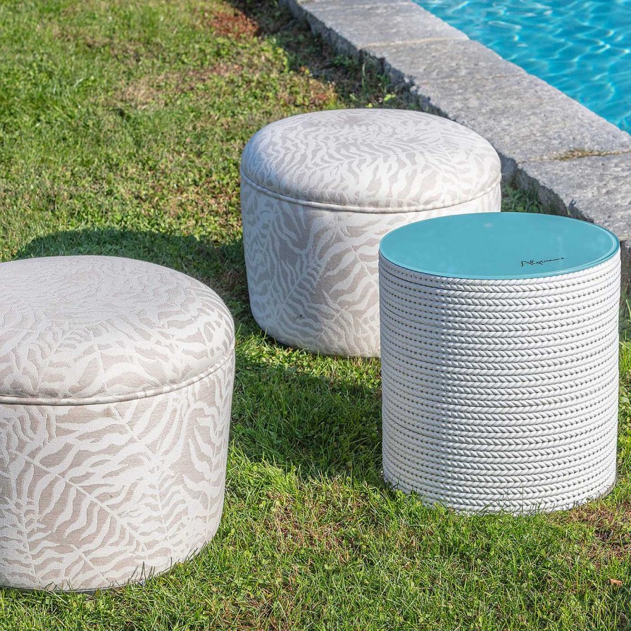 Mobilier Galbiati Fratelli Autre Mobilier D'Exterieur | Ethos Nature Patterned Pouf