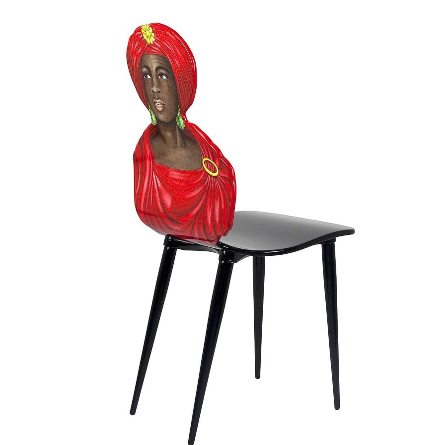 Mobilier Fornasetti Chaises | Chaise Rouge Moro