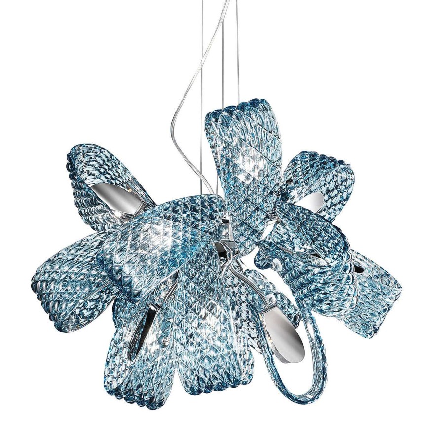 Eclairage Sylcom Chandeliers | Mocenigo Azure 9-Light Chandelier