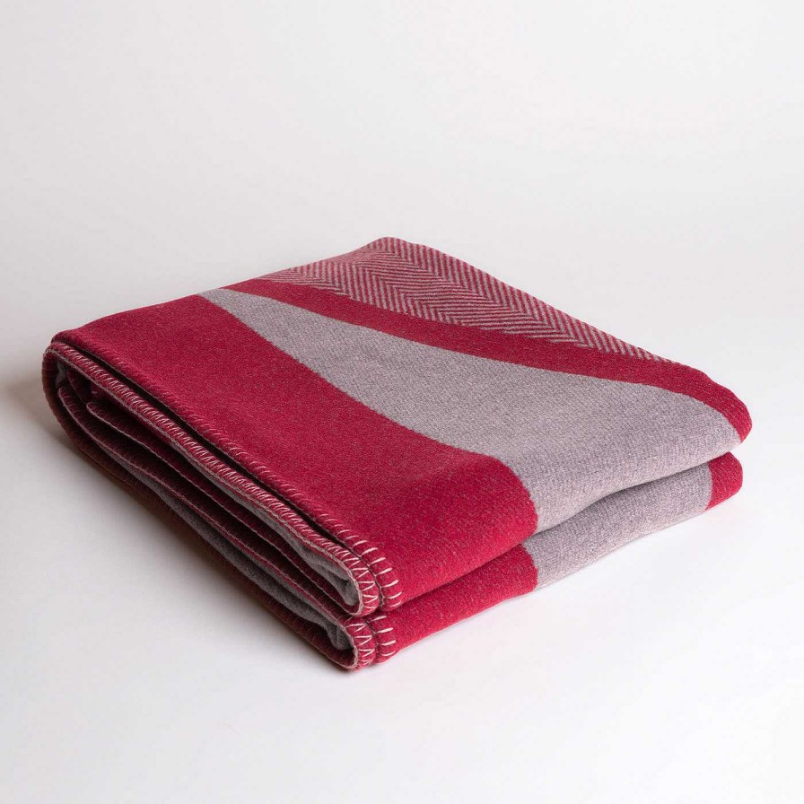 Decoration Luhdo Couvertures | Harlequin True Red-Taupe Fancy Plaid