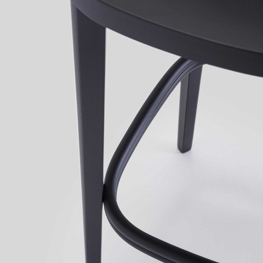 Mobilier Livoni 1895 Tabourets De Bar | Tabouret De Bar Noir Milano