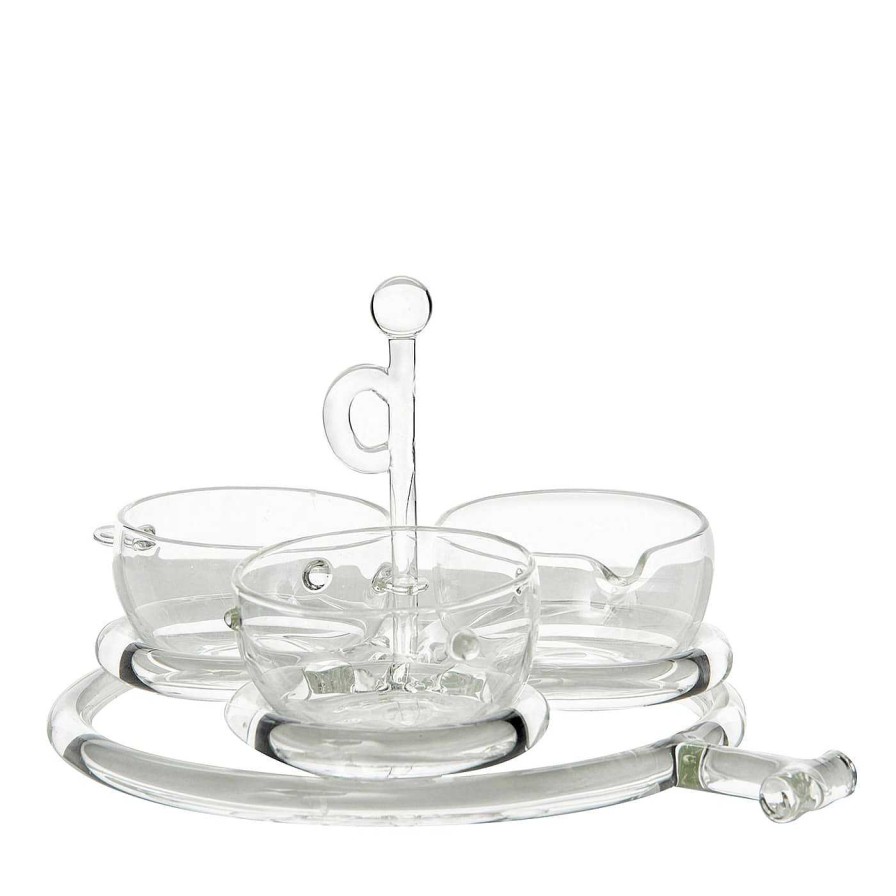 Arts De La Table StudioNotte Plats De Service Pour Hors-D'Oeuvres | Sauciere - Sio2 Collection De Verres Pour La Table