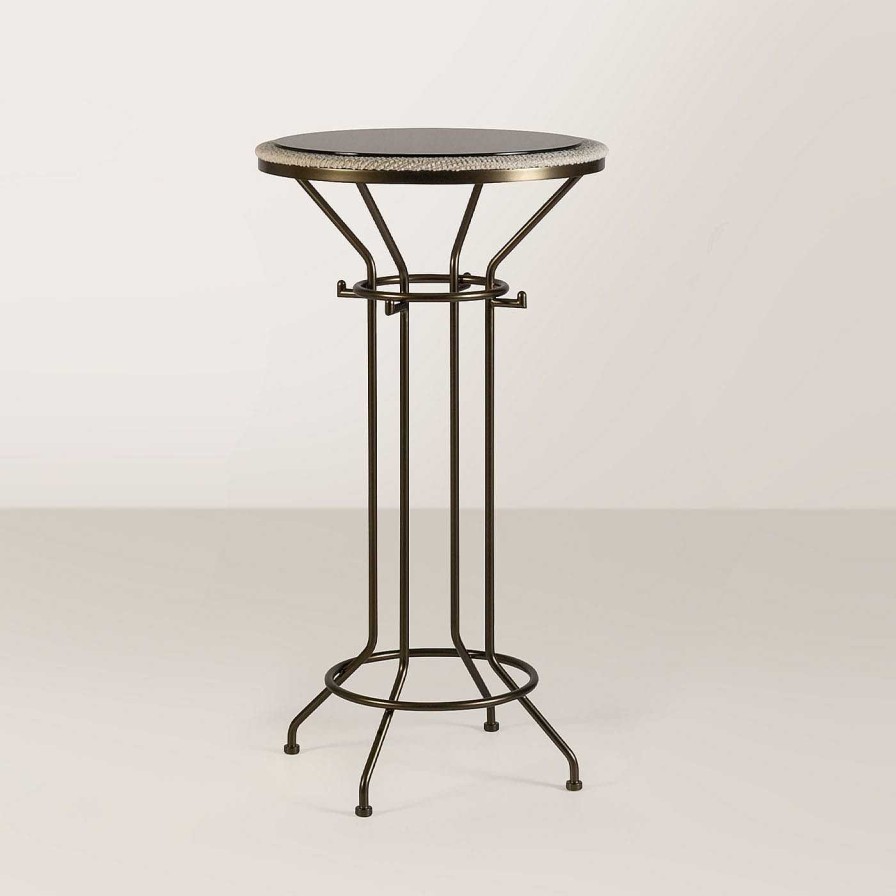 Mobilier Galbiati Fratelli Tables De Bistrot | Retour A Table Bistro Haute En Bronze