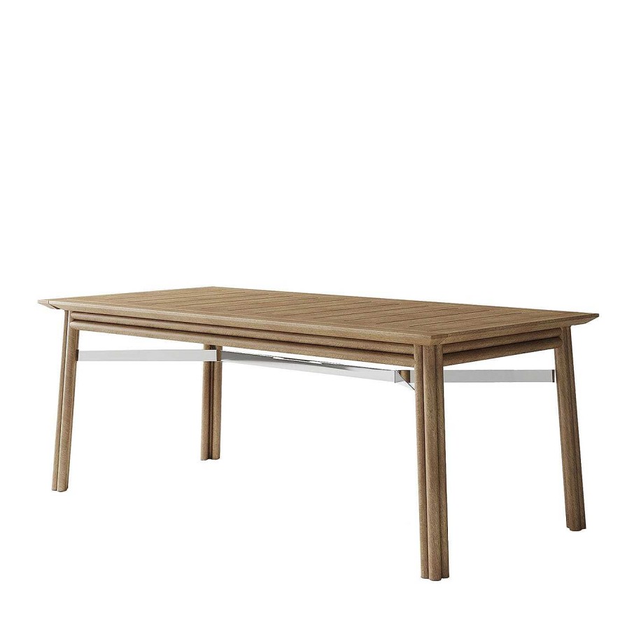 Mobilier Braid Outdoor Tables D'Exterieur | Table De Salle A Manger Rectangulaire Maxim Par Carlo Colombo