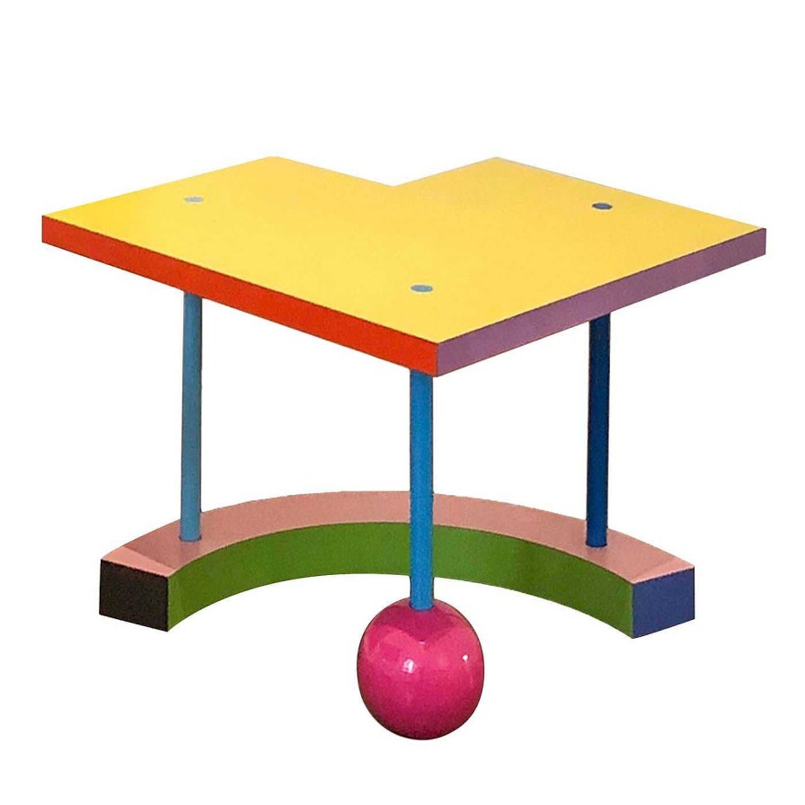 Mobilier Memphis Tables D'Appoint | Table D'Appoint Hollywood Par Peter Shire - Memphis Milano