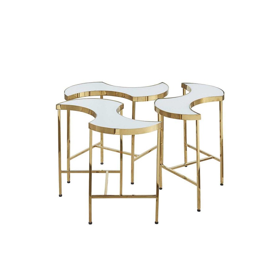 Mobilier Badari Tables Gigognes | Puzzle Set De 3 Tables Gigognes Marize X Badari