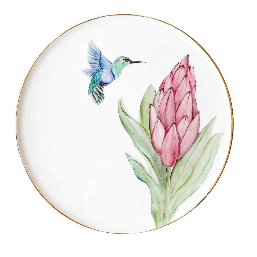 Arts De La Table Elena Satta Assiettes De Presentation | Avis Colibri Grande Assiette Polychrome