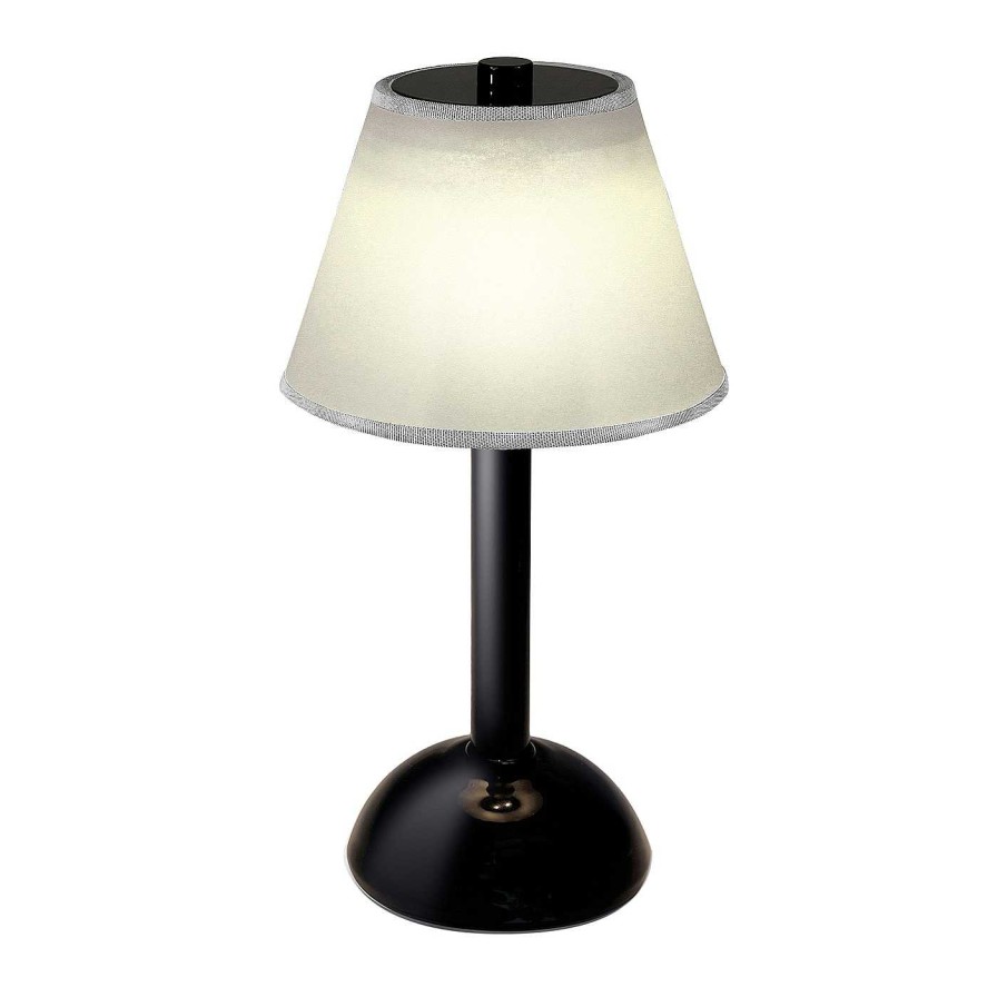 Eclairage Estro Lampes Portables | Moon Pergamena Black Table Lamp By Stefano Tabarin