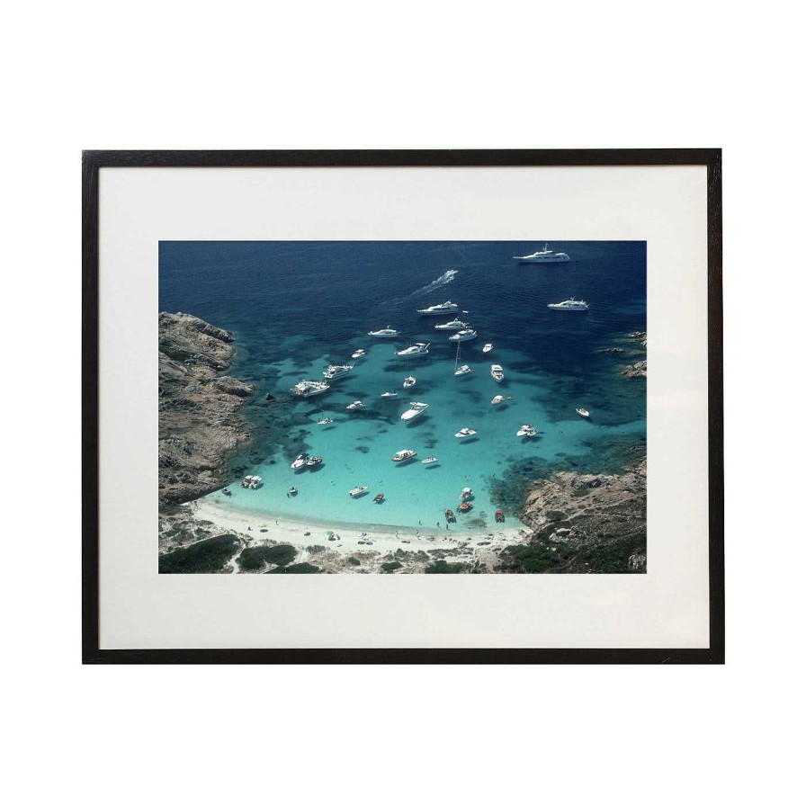 Art Getty Images L'Italie A Travers L'Objectif | Porto Rotondo - Gravure Encadree De Slim Aarons