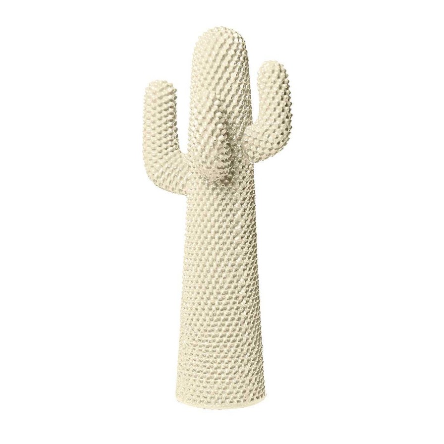 Mobilier Gufram Porte-Manteaux | Autre Porte-Manteau En Cactus Blanc Par Drocco/Mello