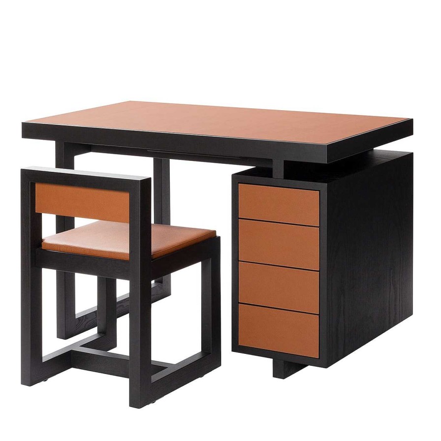 Mobilier Giobagnara Bureaux Et Secretaires | Ensemble Bureau Et Chaise Twain